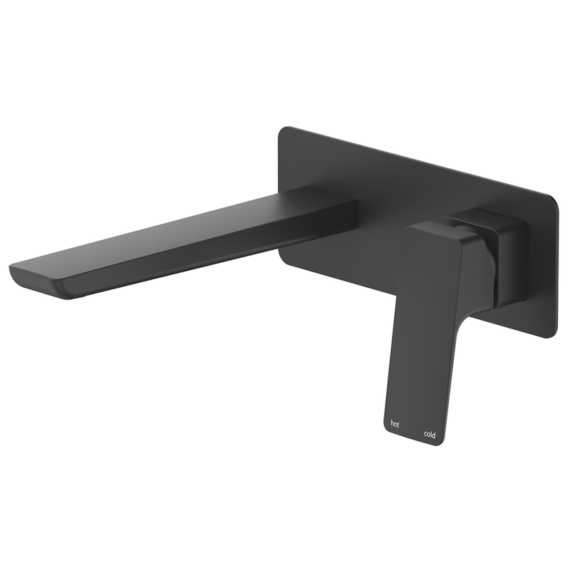 Tiago Matte Black Wall-Spout Combo - Trim Kit Only
