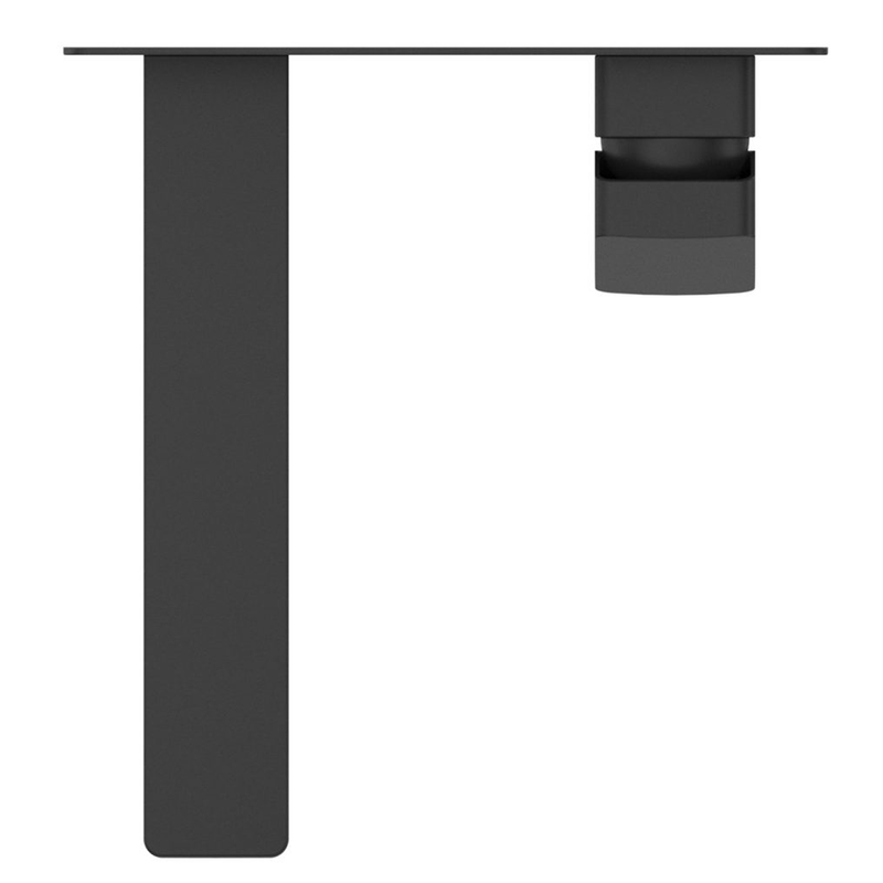 Tiago Matte Black Wall-Spout Combo - Trim Kit Only