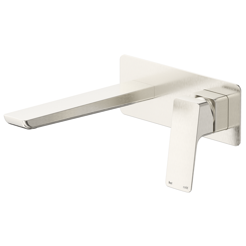 Tiago Brushed Nickel Wall-Spout Combo - Trim Kit Only
