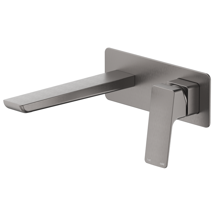 Tiago Gun Metal Wall-Spout Combo - Trim Kit Only