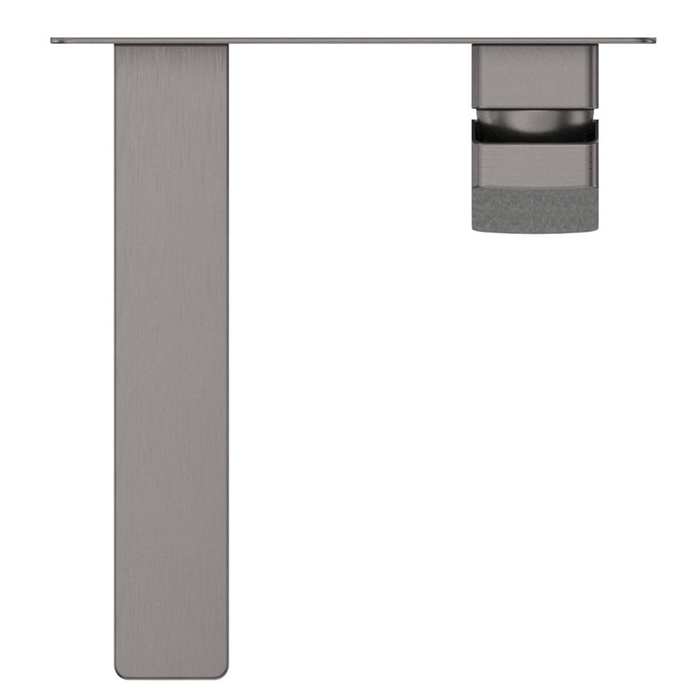 Tiago Gun Metal Wall-Spout Combo - Trim Kit Only