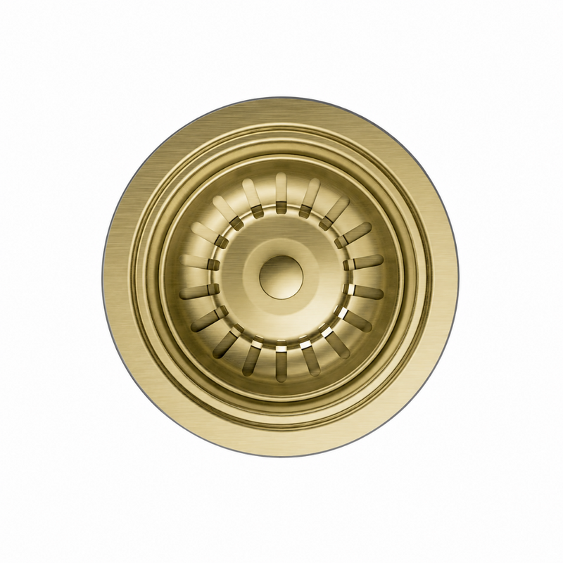 Brushed Gold 90mm Sink Waste Kit