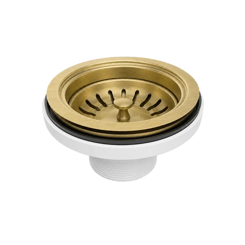 Brushed Gold 90mm Sink Waste Kit