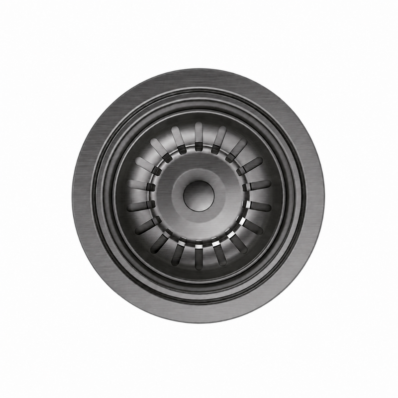 Brushed Gun Metal 90mm Sink Waste Kit