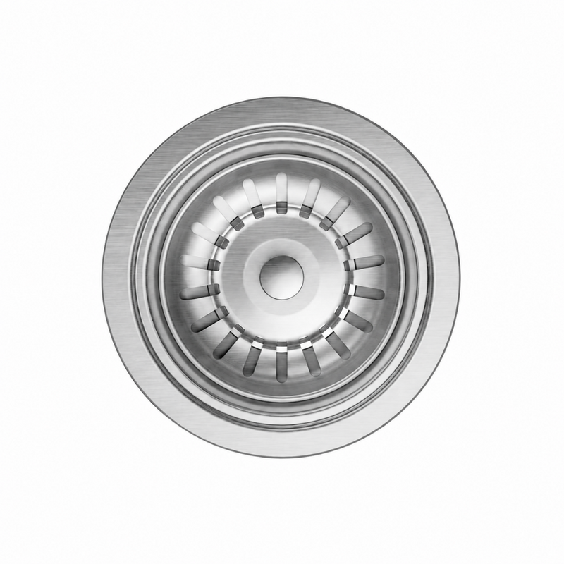 Brushed Stainless Steel 90mm Sink Waste Kit
