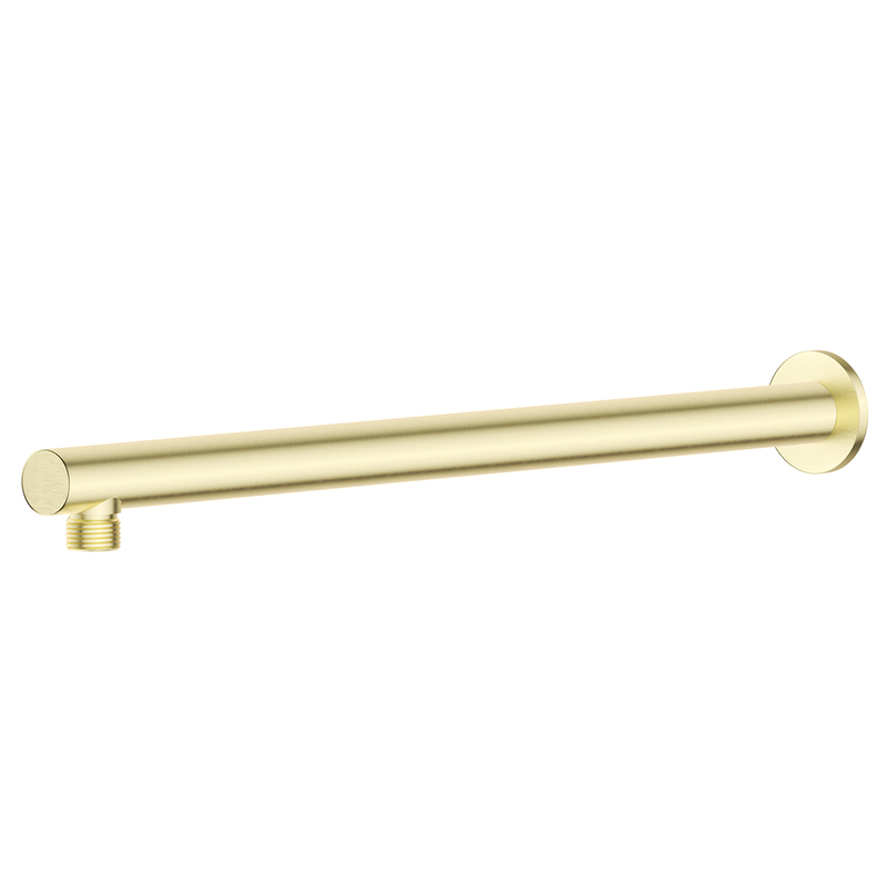 Mica French Gold Wall Shower Arm - 450mm - Straight