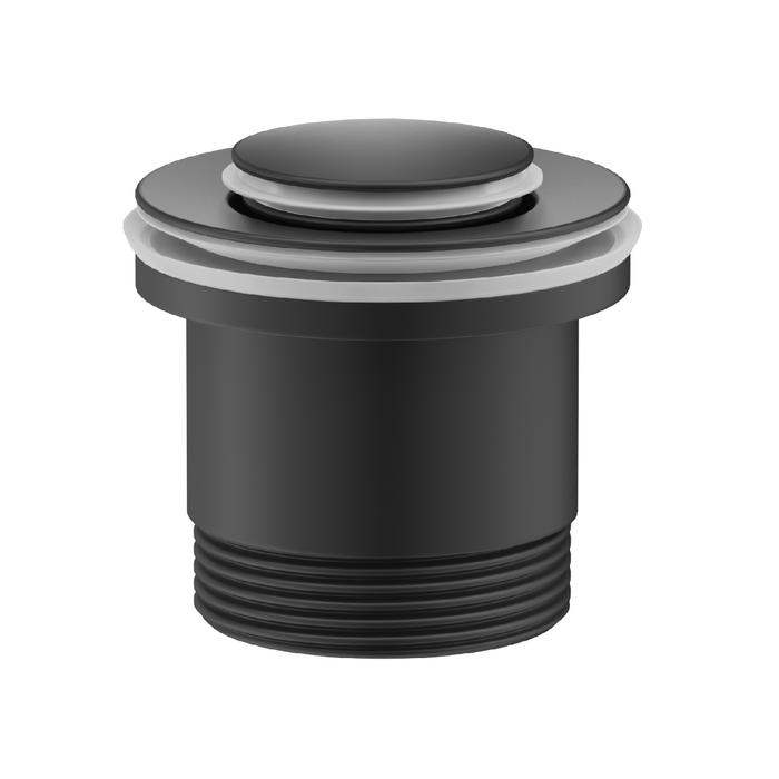 Xulu Matte Black Universal Pop-Up Waste - Acqua Bathrooms