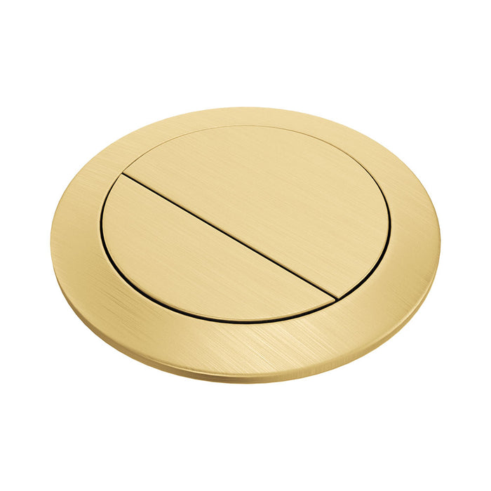 Round Brushed Gold Flush Buttons