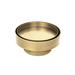 100mm Round Brushed Gold / Brass Tile Insert Floor Waste - Acqua Bathrooms