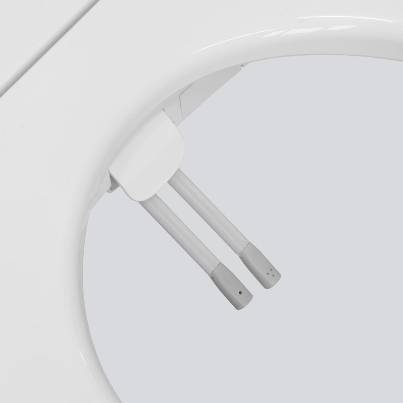 Luelue D Shaped Toilet Bidet Seat - Right Water Inlet - Acqua Bathrooms