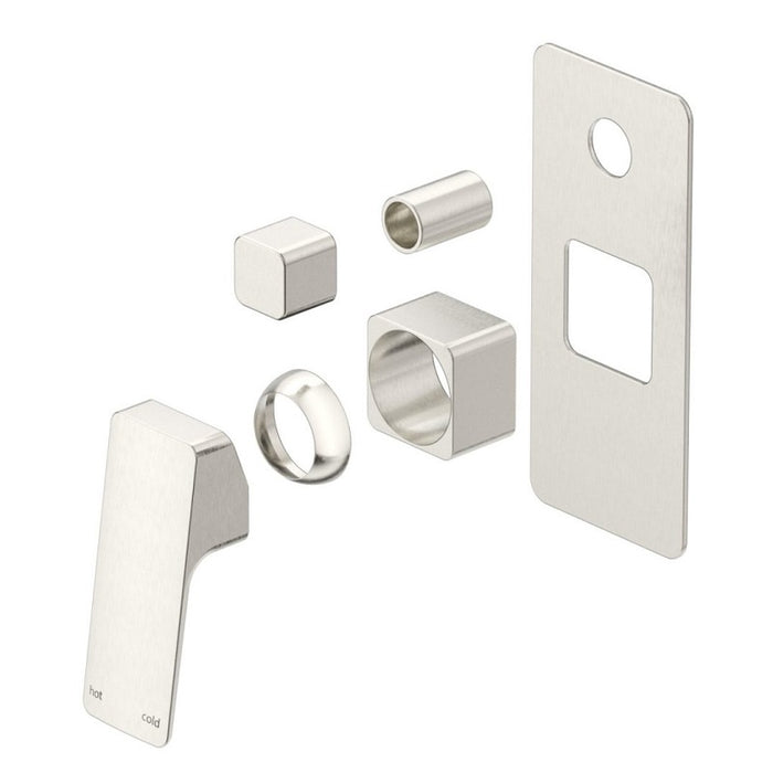 Tiago Brushed Nickel Shower Mixer Diverter - Trim Kit Only - Acqua Bathrooms