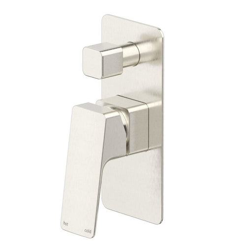 Tiago Brushed Nickel Shower Mixer Diverter - Trim Kit Only - Acqua Bathrooms