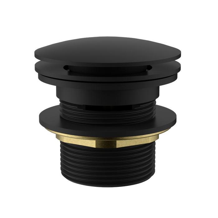 Matte Black Overflow 40mm Bath Pop Up Waste