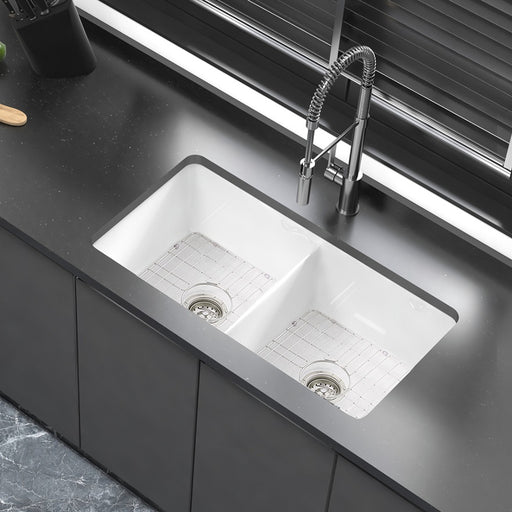 Middleton 813 Double Bowl Butler Kitchen Sink - Acqua Bathrooms