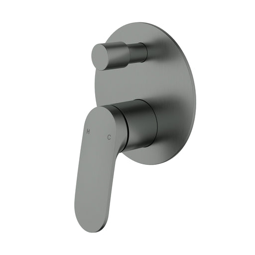 Sulu II Gun Metal Wall Diverter Mixer Trim Kit – HYB168-501TK-GM