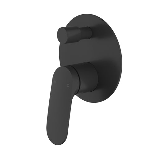 Sulu II Matt Black Wall Diverter Mixer Trim Kit – HYB168-501TK-MB