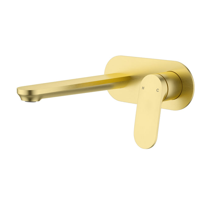 Sulu II Brushed Gold Wall Basin Mixer Trim Kit – HYB168-601TK-BG