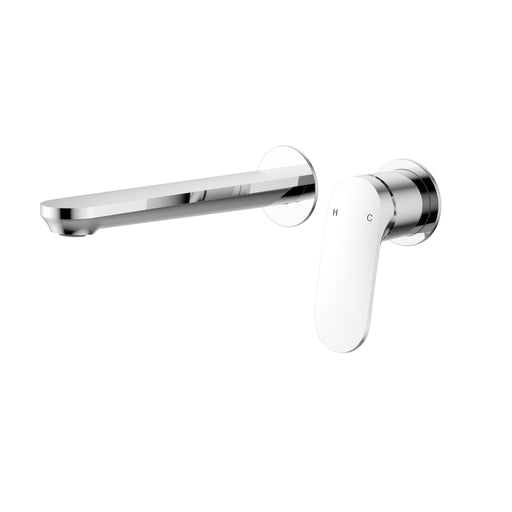 Sulu II Chrome Wall Basin Mixer Trim Kit With Separate Cover Plate – HYB168-602TK