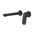 Sulu II Matt Black Wall Basin Mixer Trim Kit With Separate Cover Plate – HYB168-602TK-MB