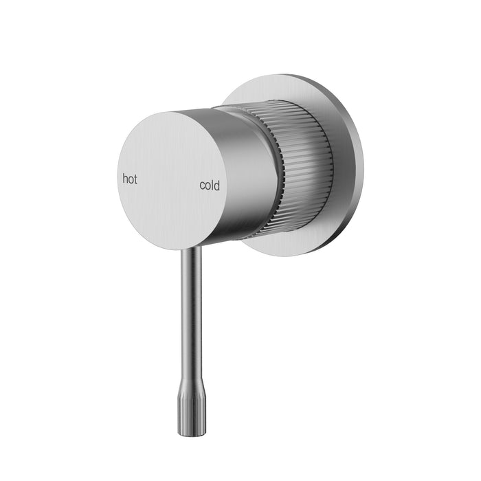 Linie Fluted Brushed Nickel Wall Mixer Trim Kit – HYB585-303TK-BN