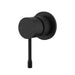 Linie Fluted Matt Black Wall Mixer Trim Kit – HYB585-303TK-MB