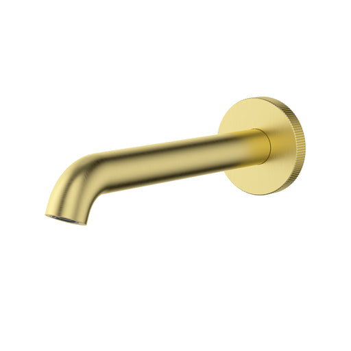 Linie Fluted Brushed Gold Bath Spout 220mm – HYB585-802-220BG