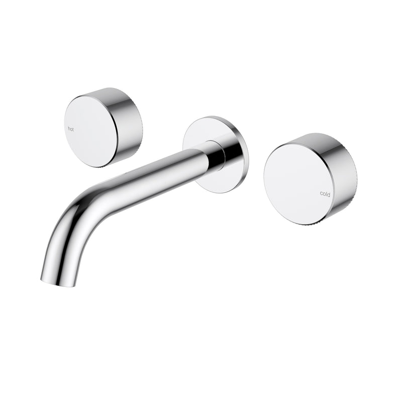 Hali Chrome 1/4 Turn C/D Wall Basin Set – HYB88-9901