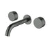 Hali Gun Metal 1/4 Turn C/D Wall Basin Set – HYB88-9901GM