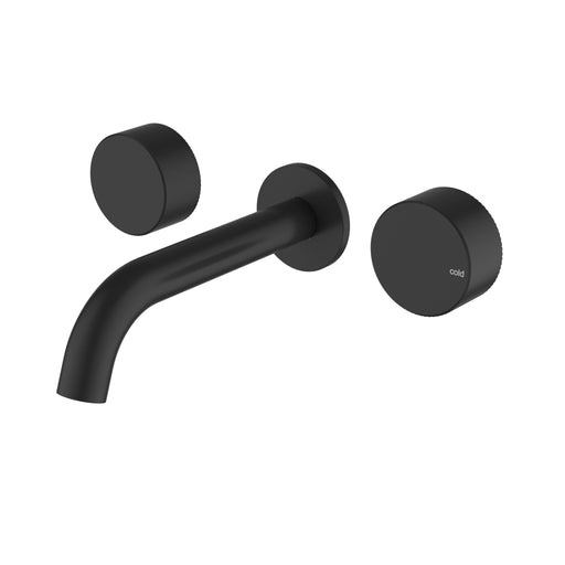 Hali Matt Black 1/4 Turn C/D Wall Basin Set – HYB88-9901MB