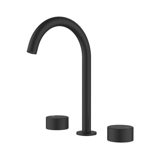 Hali Matt Black 1/4 Turn C/D Basin Set – HYB88-9904MB