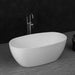 Vinny 1700 Oval Round Freestanding Egg Shape Bath Tub - Acqua Bathrooms