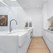 Turner Hastings | Novi 75 x 46 Fine Fireclay Matte White Butler Sink - Acqua Bathrooms