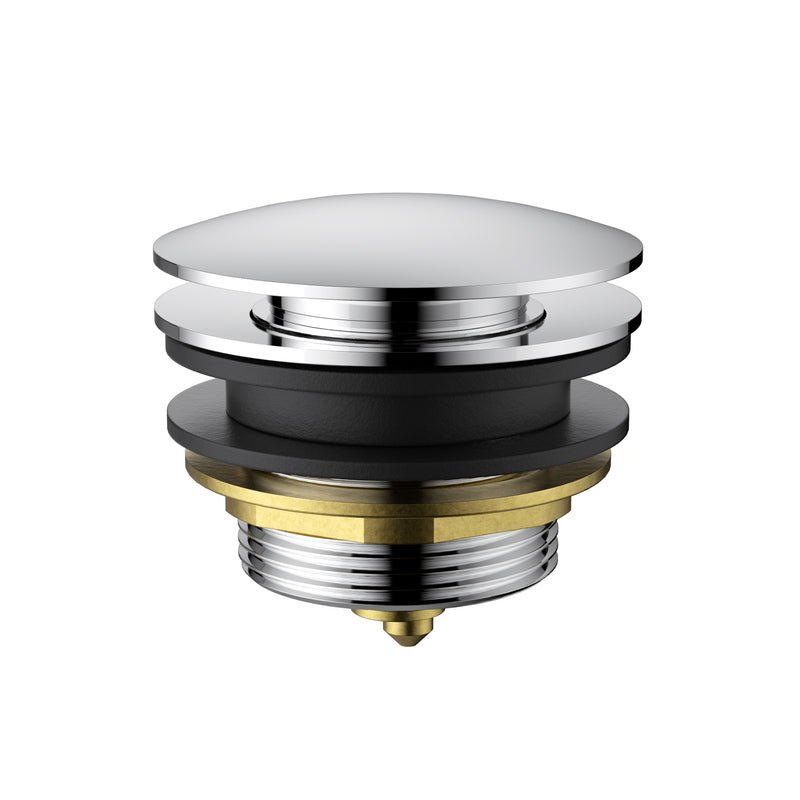 Chrome Non Overflow 40mm Bath Pop Up Waste