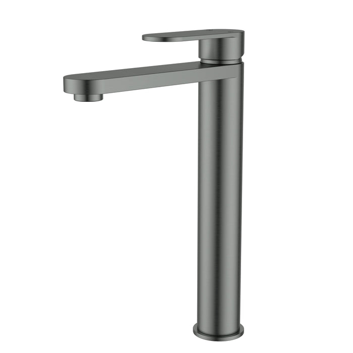 Sora SS Gun Metal High Rise Basin Mixer – PLB2002GM
