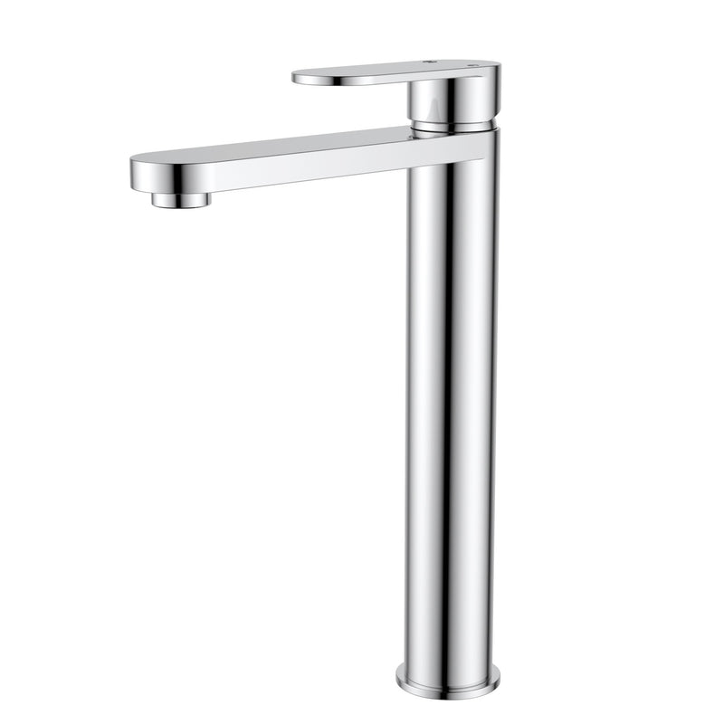 Sora SS Chrome High Rise Basin Mixer – PLB2002PC