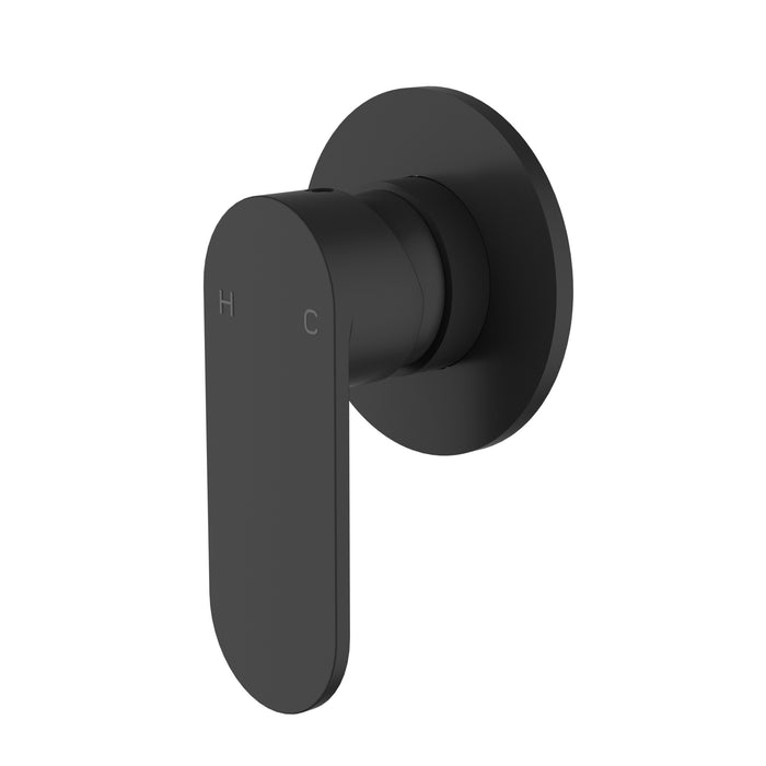 Sora SS Matt Black Wall Mixer Trim Kit – PLB3001-TK-MB