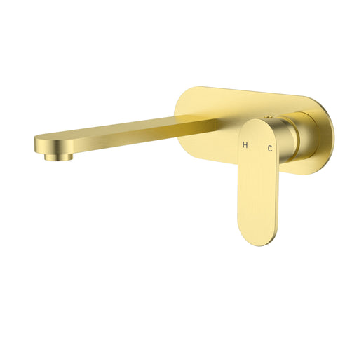Sora SS Brushed Gold Wall Basin Mixer Trim Kit – PLB3003-TK-BG