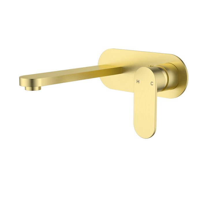 Sora SS Brushed Gold Wall Basin Mixer Trim Kit – PLB3003-TK-BG