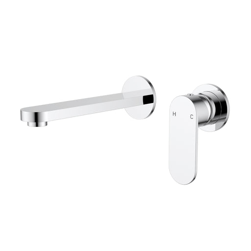 Sora SS Chrome Wall Basin Mixer Trim Kit With Separate Back Plate – PLB3004-TK-PC