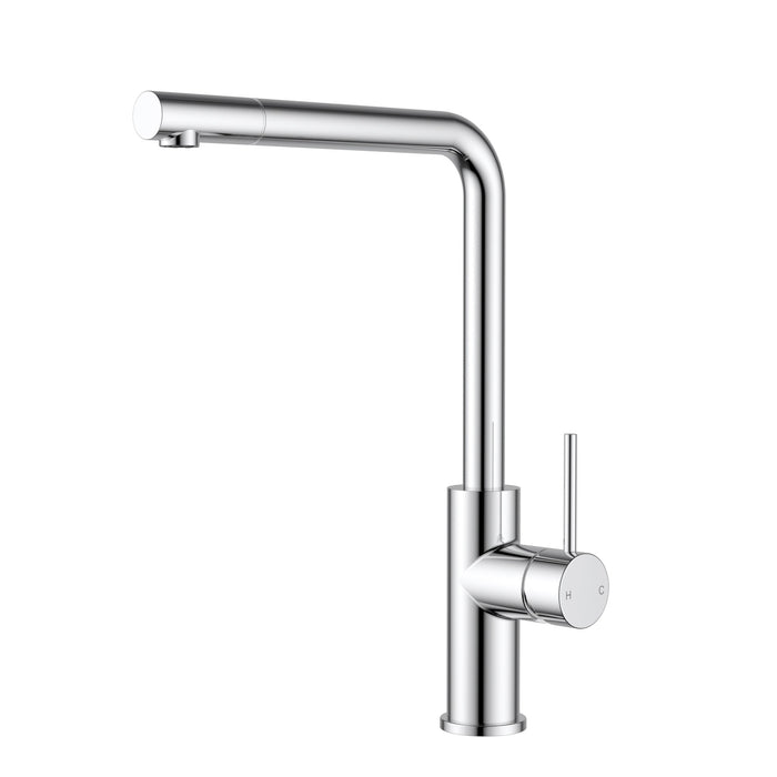 Otus Slimline Chrome SS Pull-Out Sink Mixer In Brushed ss304 – PLC1018SS-CH