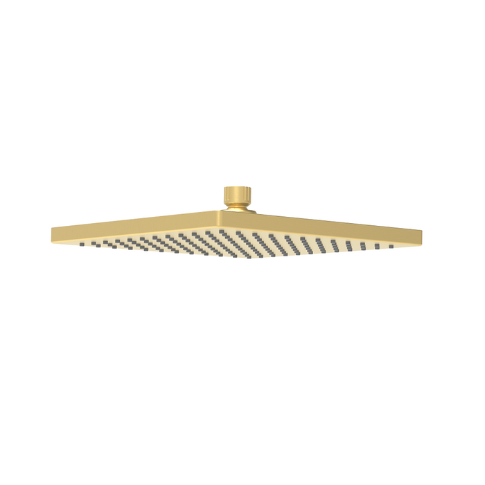 Rosa Brushed Gold Square Shower Head 200mm – PRP1025-1N-BG