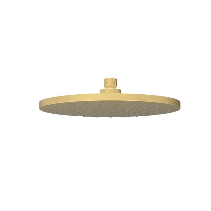 Otus Brushed Gold Round Shower Head 200mm – PRP1052N-BG