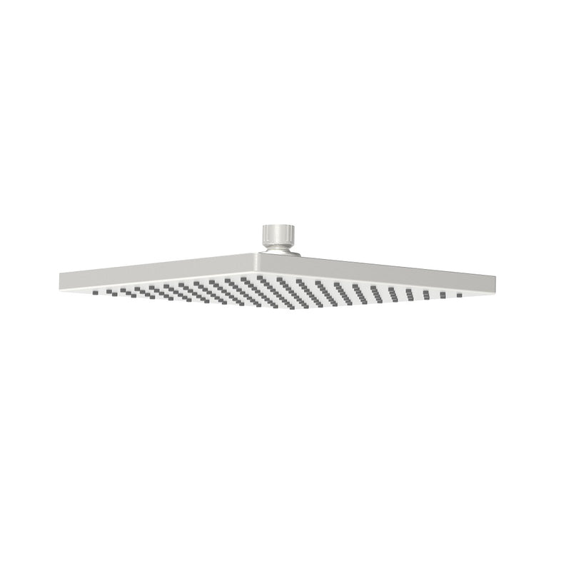 Square 250mm Brushed Nickel Shower Head