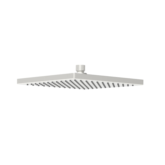 Square 250mm Brushed Nickel Shower Head