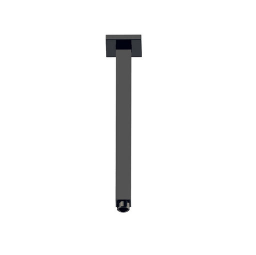 P&P Matt Black Square Shower Arm – PRY002-B