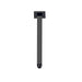 P&P Matt Black Square Shower Arm – PRY002-B
