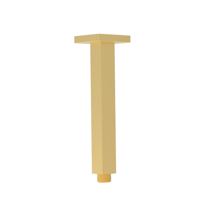 300mm Brushed Gold Square Shower Arm