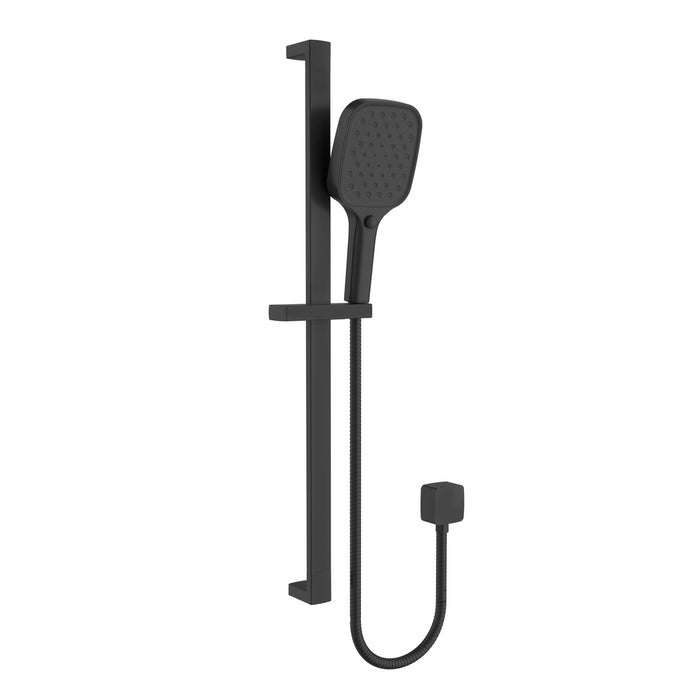 Ceram Matt Black Rail Shower – PSH047-MB