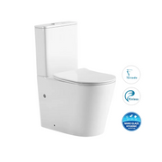Radiant Rimless Tornado Back to Wall Toilet Suite - Acqua Bathrooms
