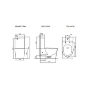 Radiant Rimless Tornado Back to Wall Toilet Suite - Acqua Bathrooms